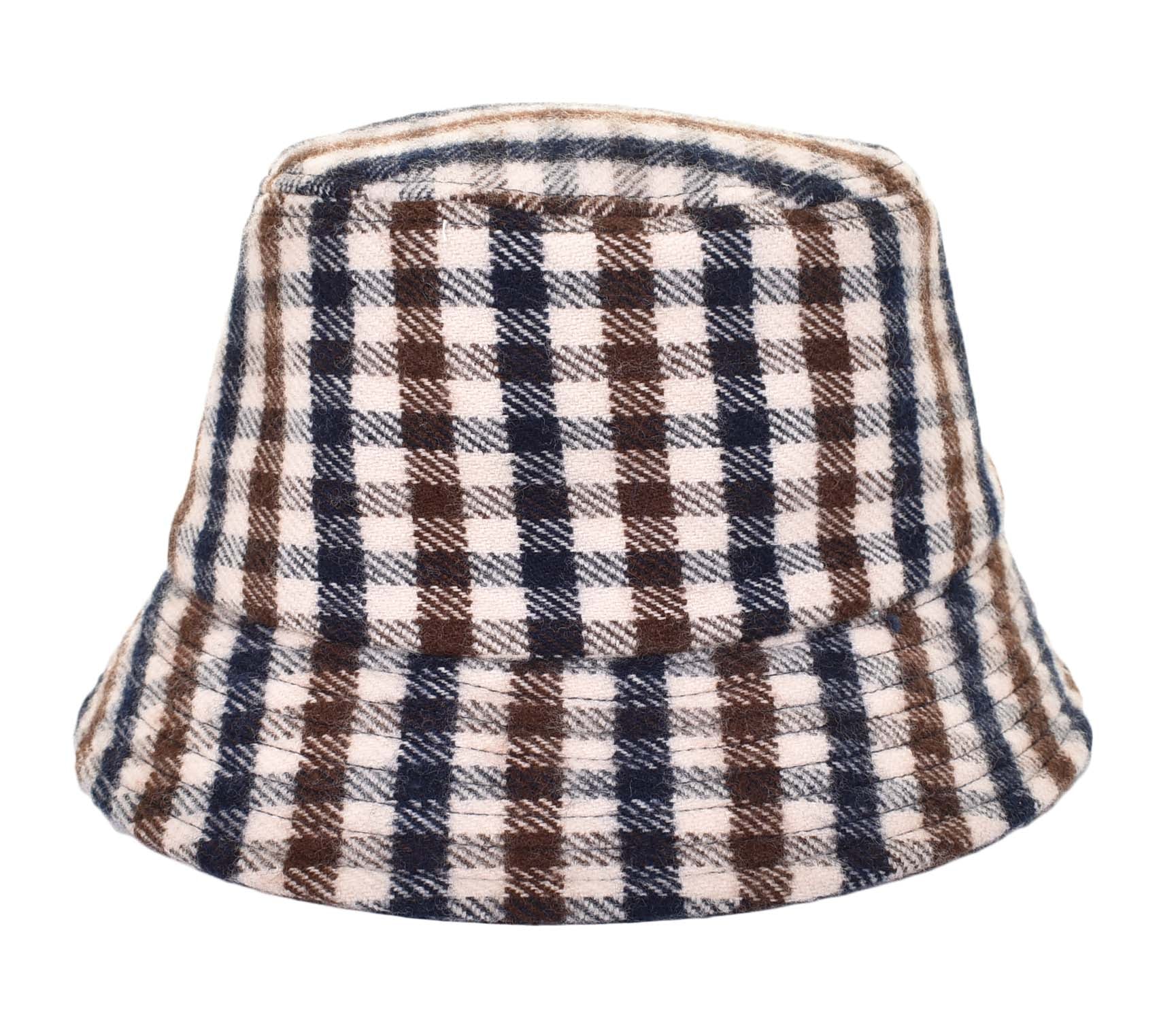 Glen plaid bucket hat on sale