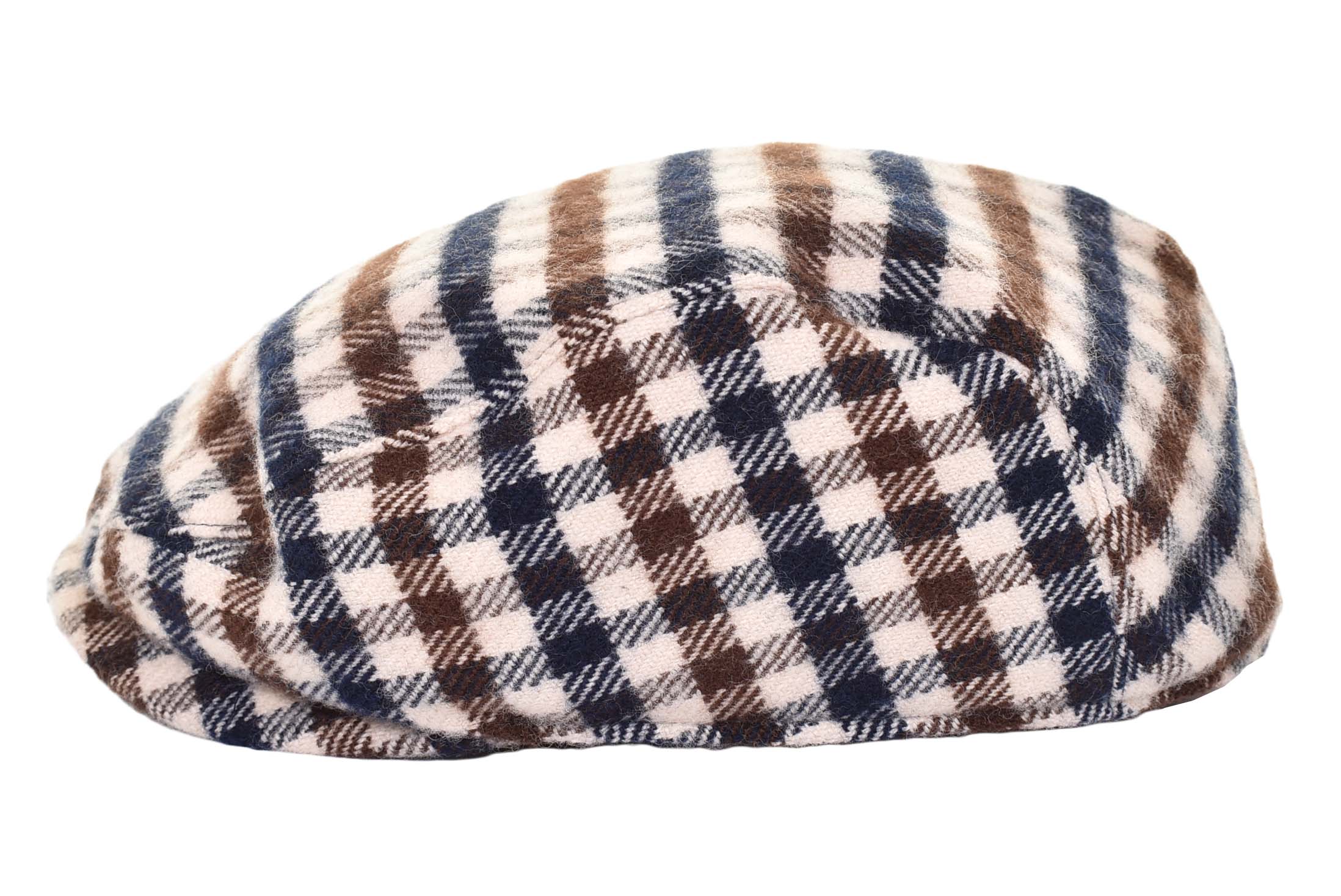 Aquascutum check flat cap online