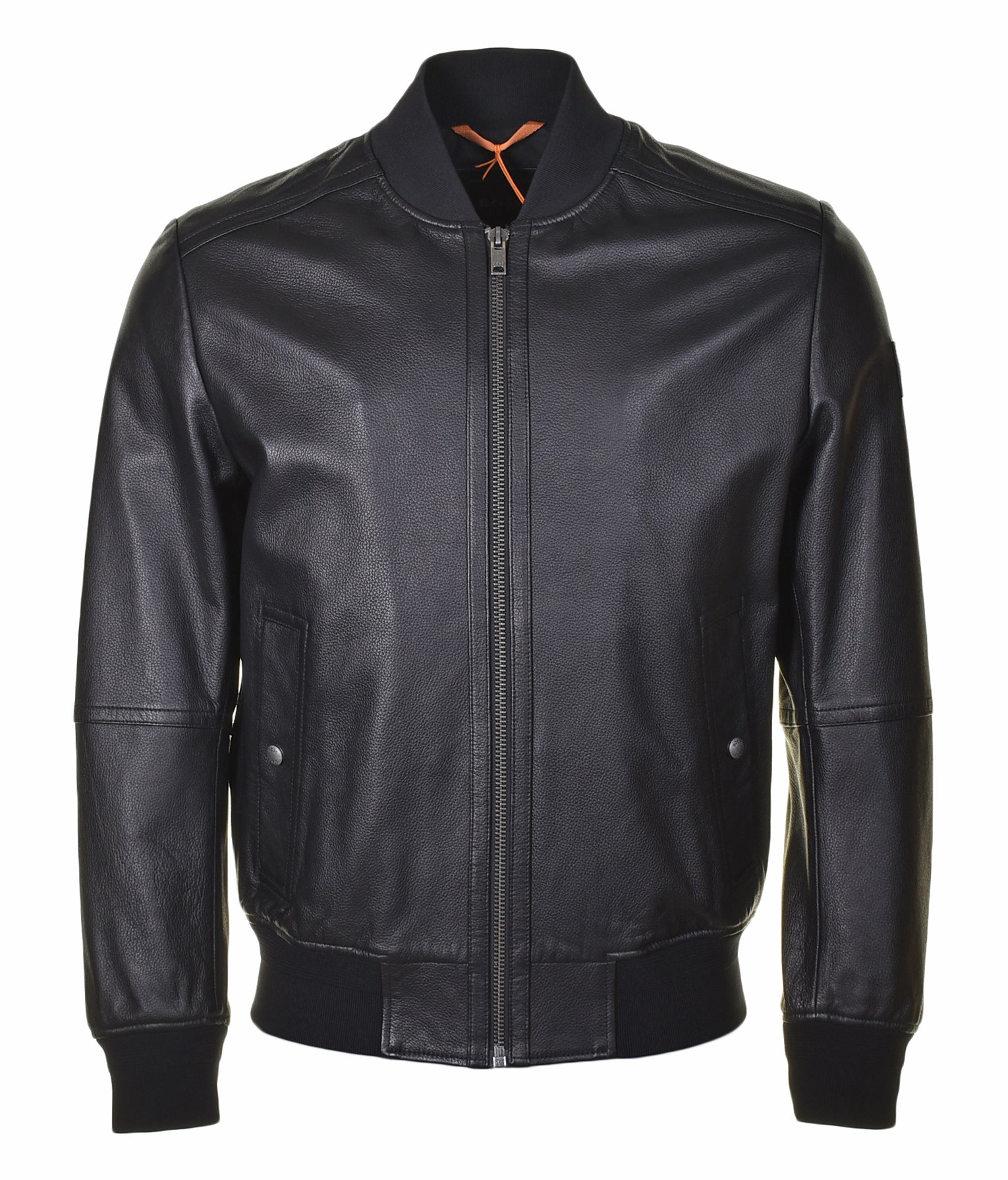 BOSS Jogipi Leather Jacket Black Ragazzi Clothing