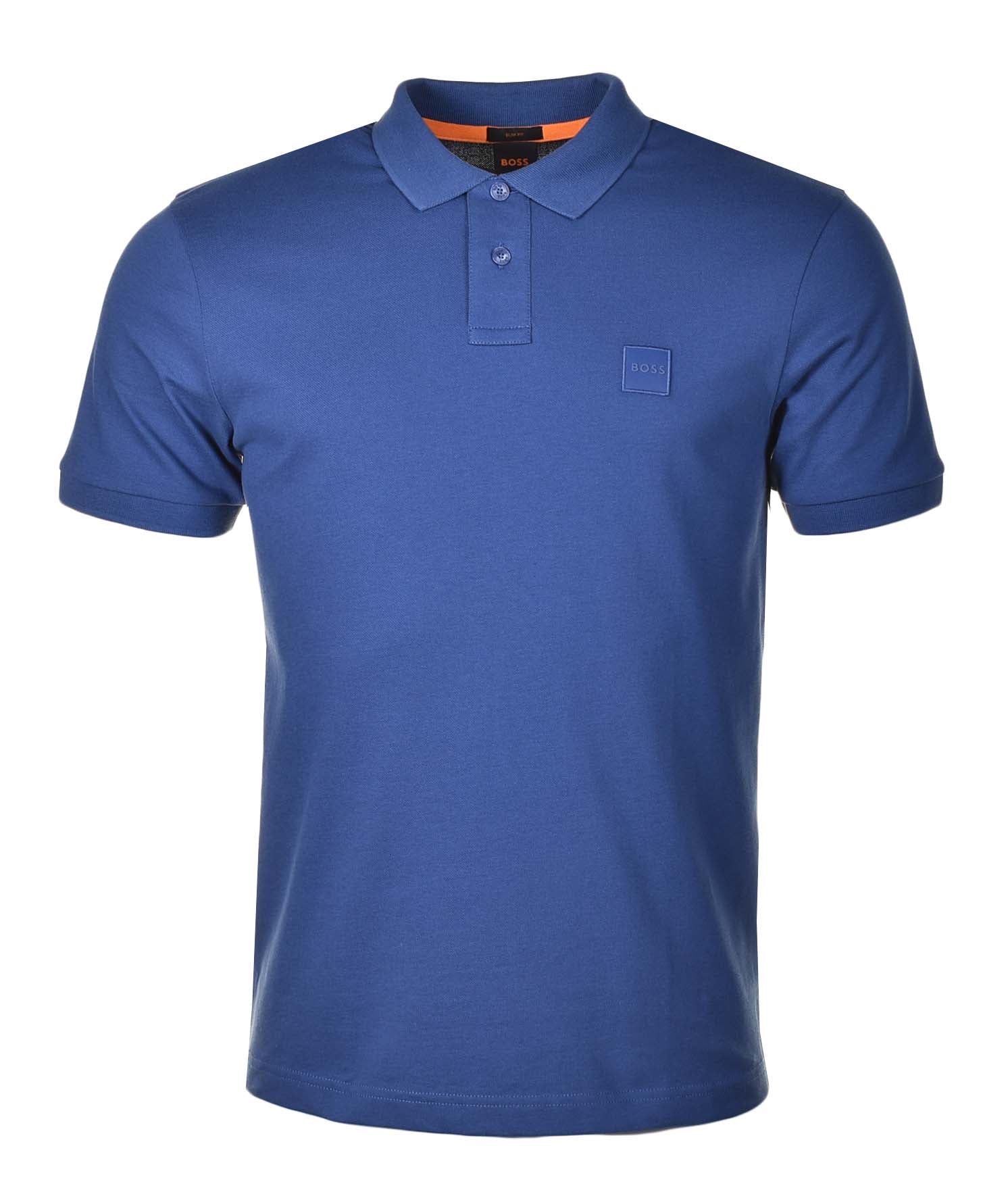 Passenger Short Sleeve Polo Shirt 494 Open Blue