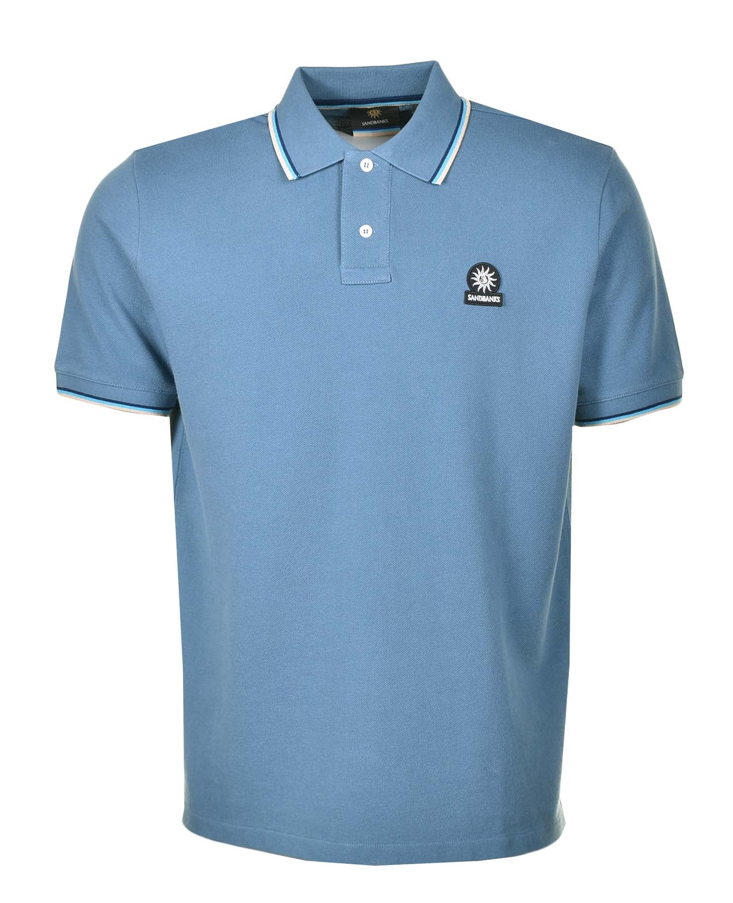 Sandbanks Short Sleeve Polo Shirt Teal Ragazzi Clothing