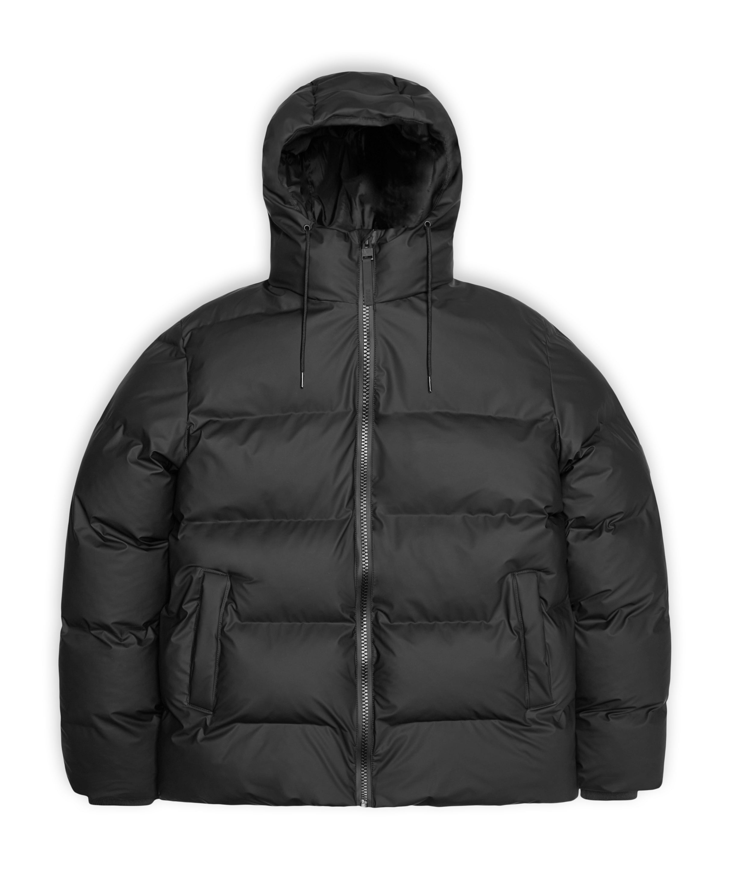 Rains Alta P)uffer Jacket in Black