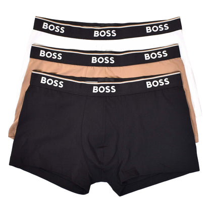 3 Pack Power Trunk Boxers 966 Blk/Wht/Beige