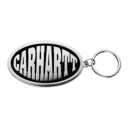 Carhartt Big Time Keychain Zinc Alloy Silver