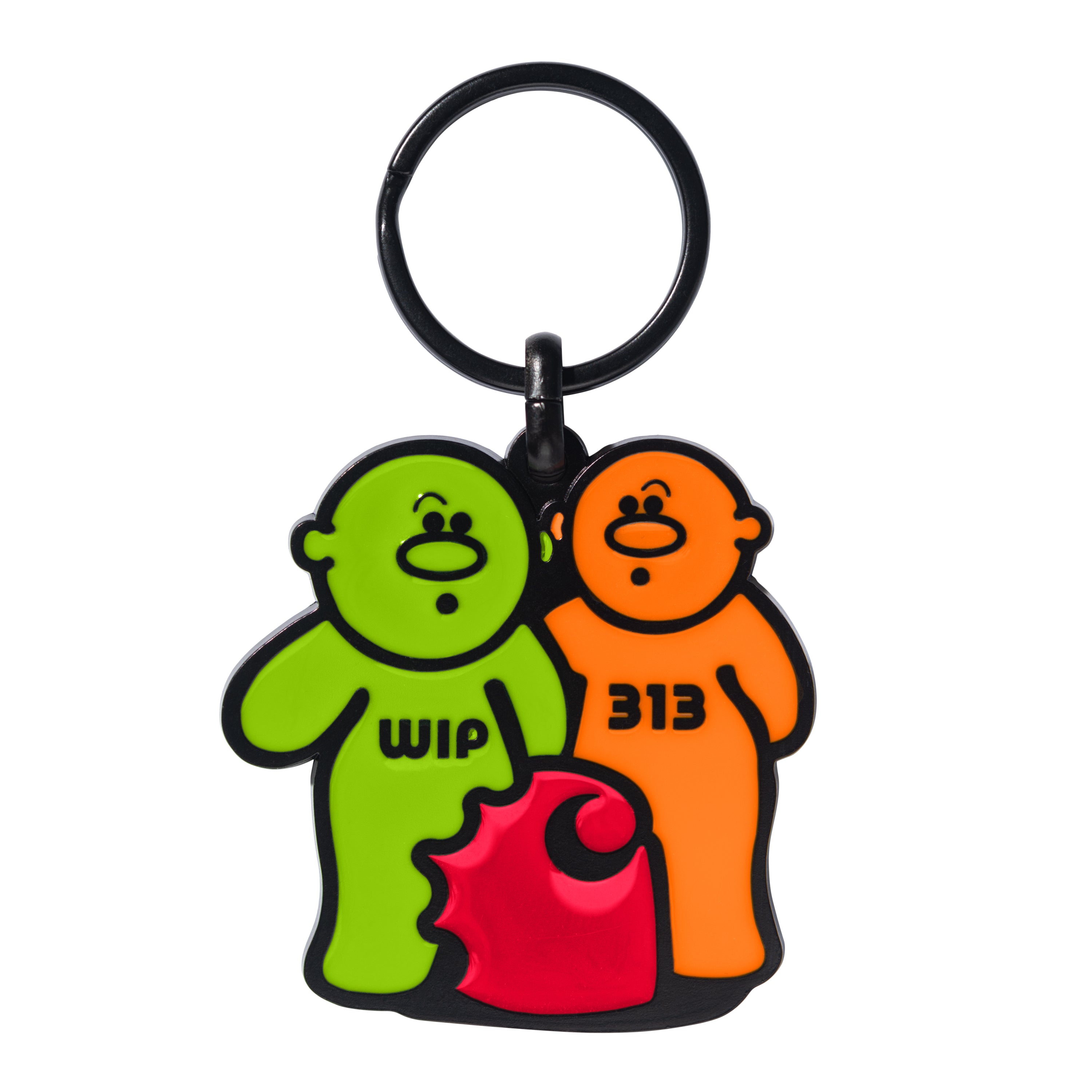 Gummy Keyring Zinc Alloy Multicolour