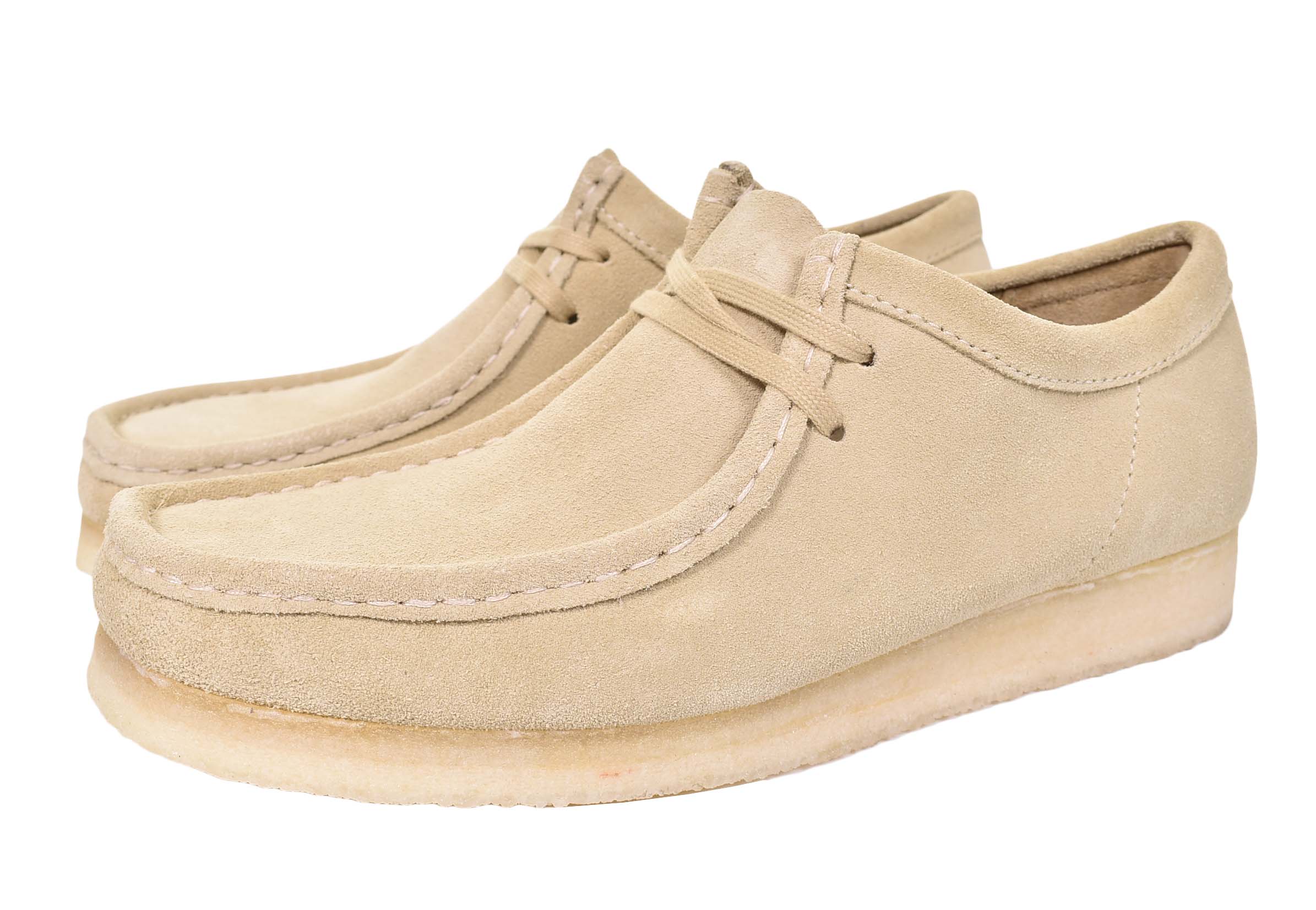 Wallabee Suede Shoe Maple