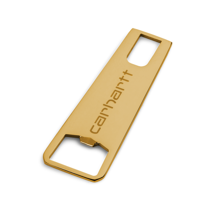 Carhartt WIP Zip Bottle Opener Gold