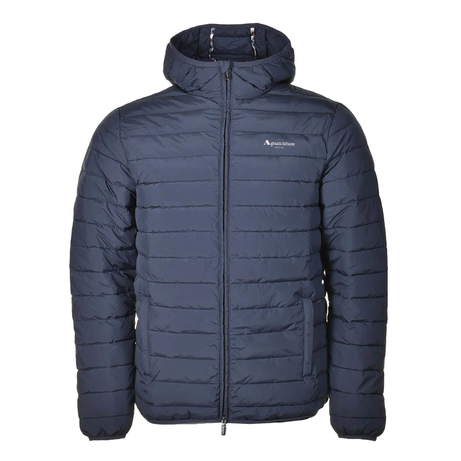 Aquascutum Puffer Jacket Navy Primaloft