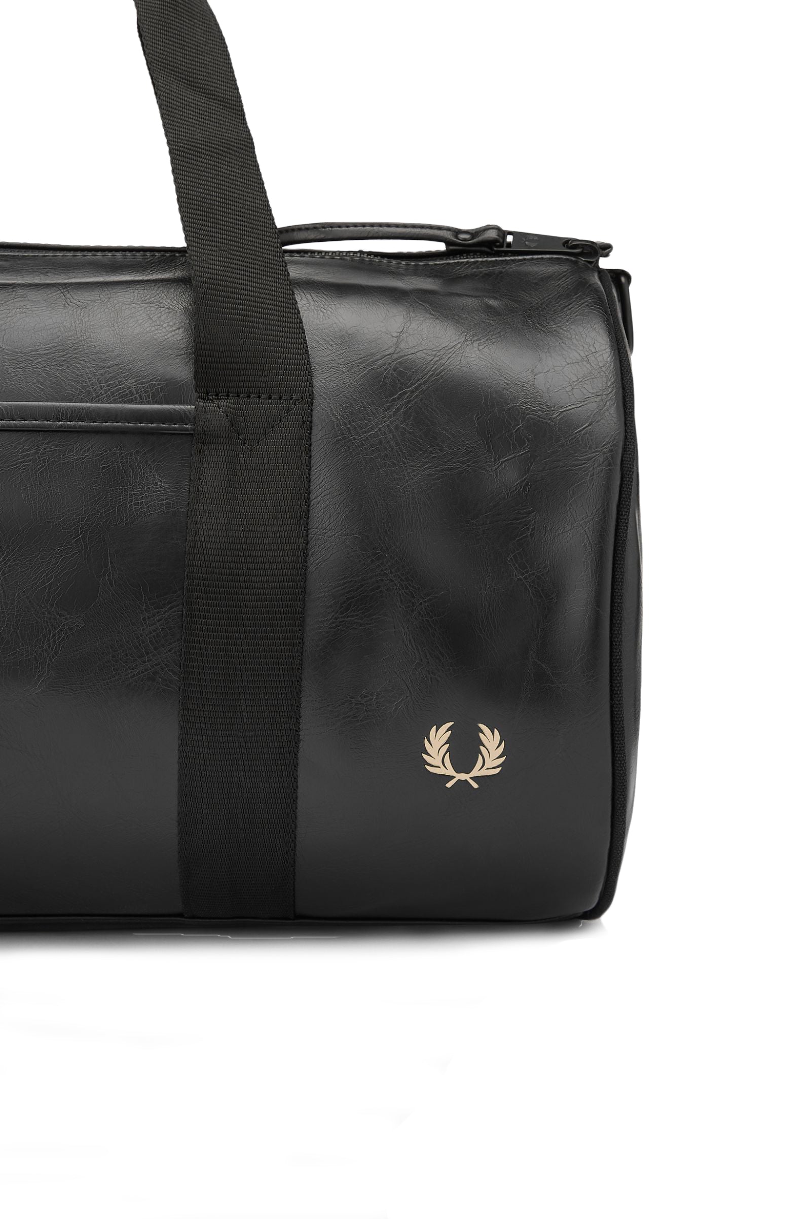 Tonal Classic Barrel Bag Black Gold