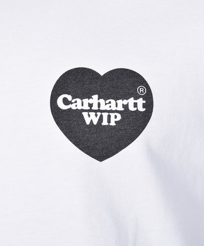 Short Sleeve Heart Bandana T Shirt White