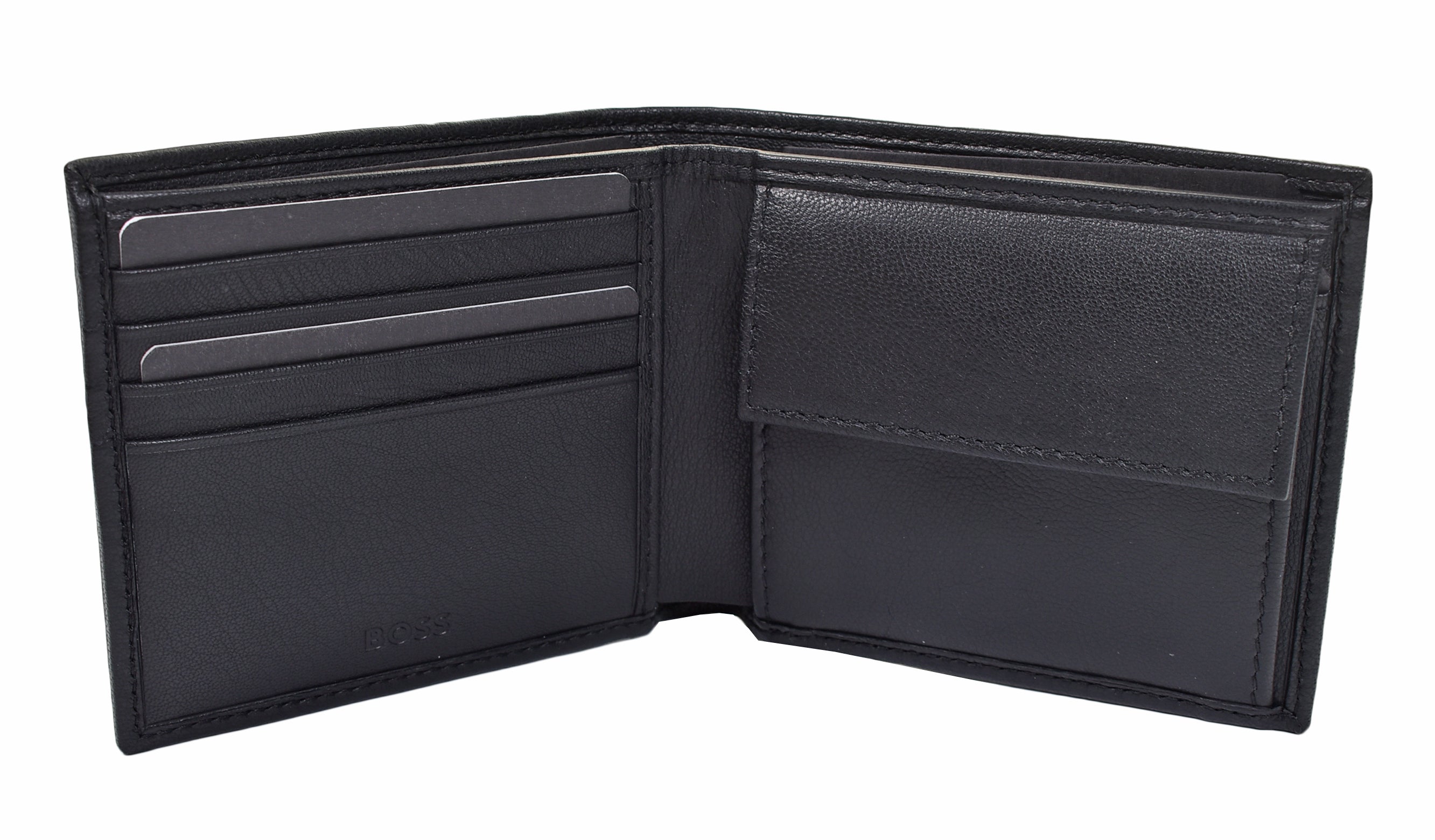 Big BD 4 CC Coin Pocket Wallet Black