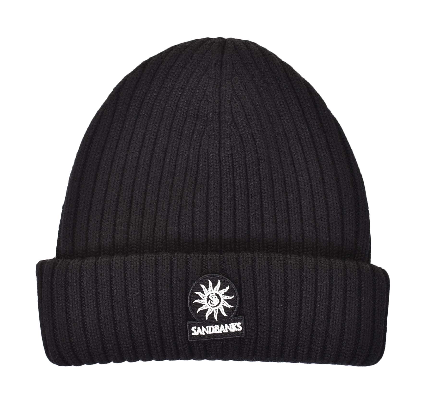 Badge Logo Beanie Black