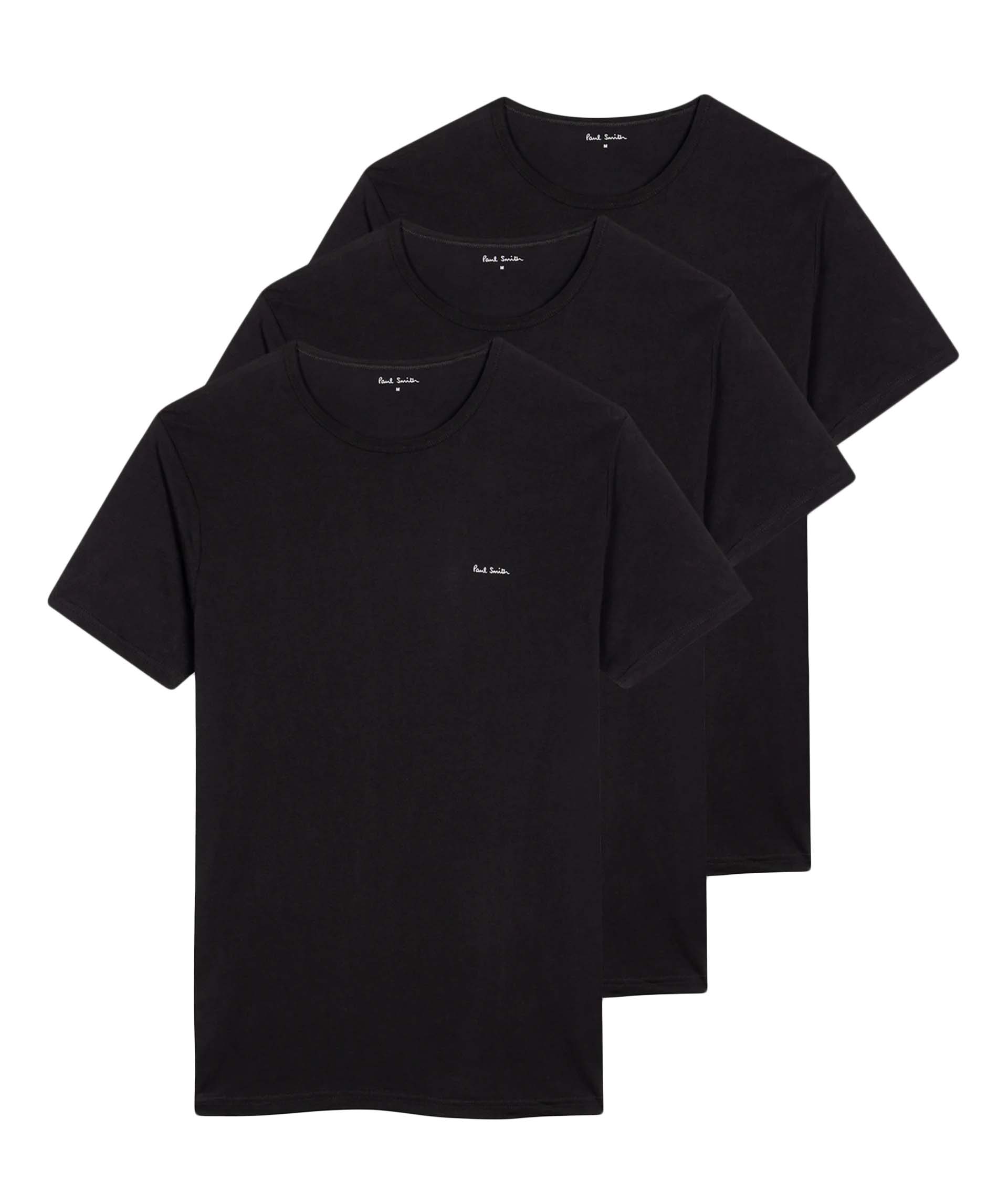 3 Pack Short Sleeve T Shirt Black