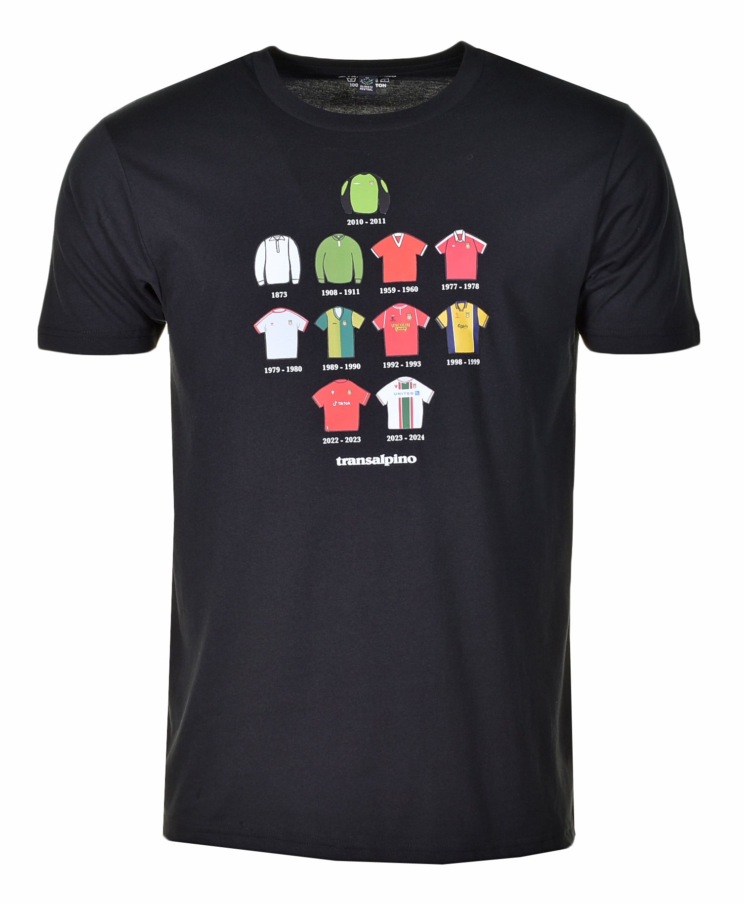 Wrexham T Shirt Black