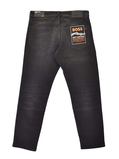 Re Maine Regular Fit Stretch Jeans 005 Black