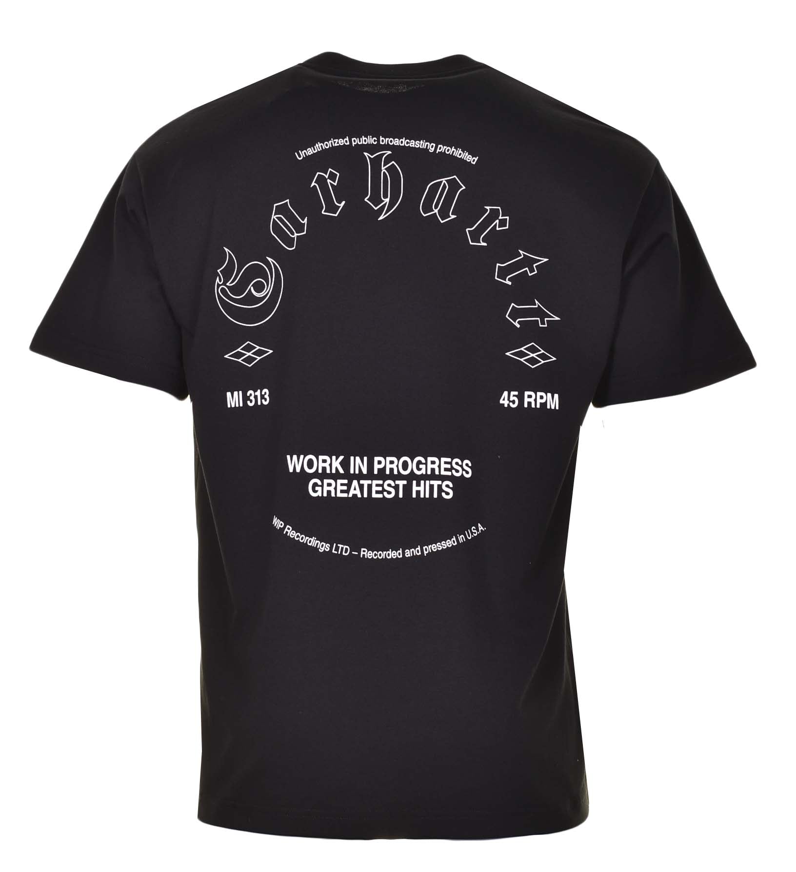 Short Sleeve Greatest Hits T Shirt Black