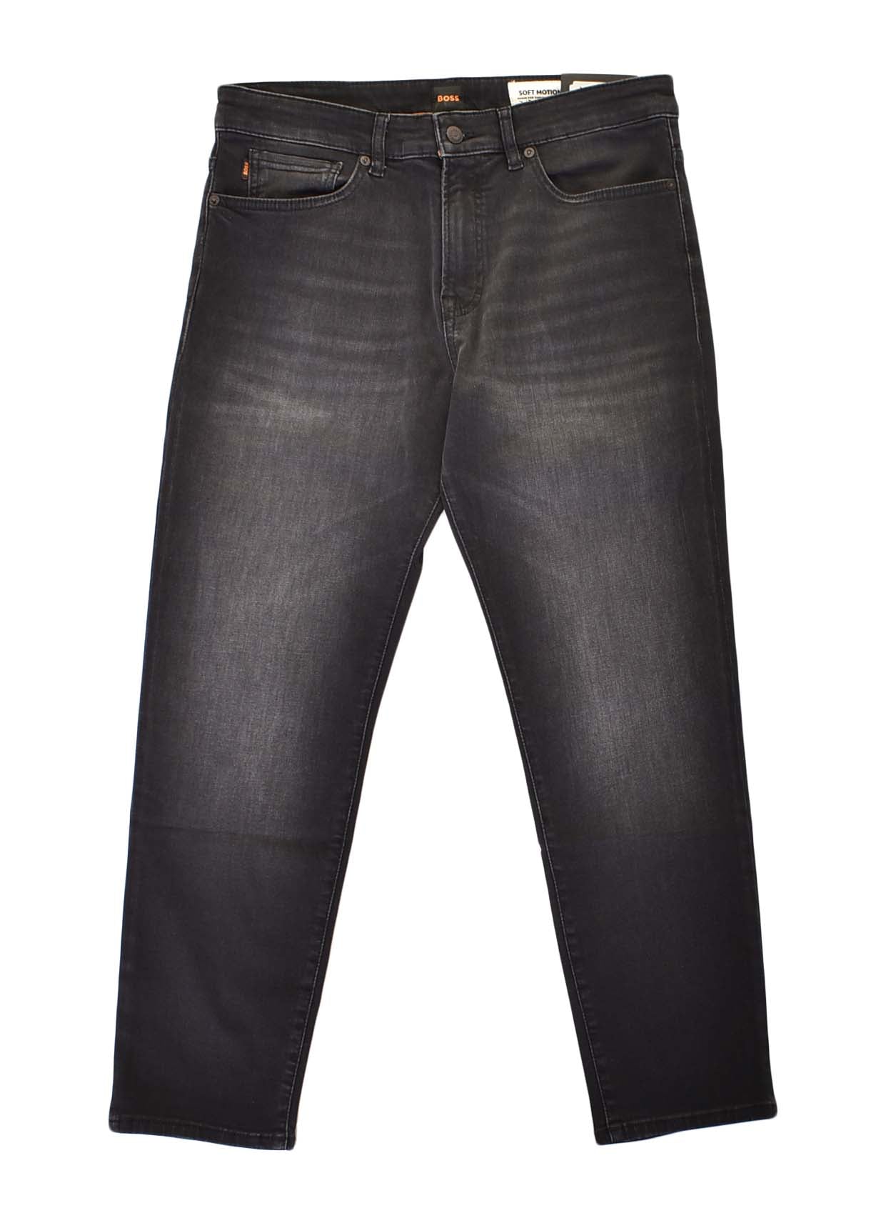 Re Maine Regular Fit Stretch Jeans 005 Black