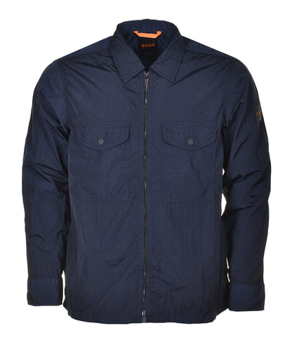 Lovel Zip Overshirt 404 Dark Blue