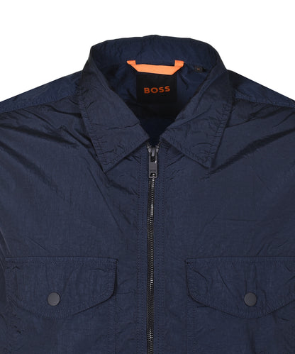 Lovel Zip Overshirt 404 Dark Blue