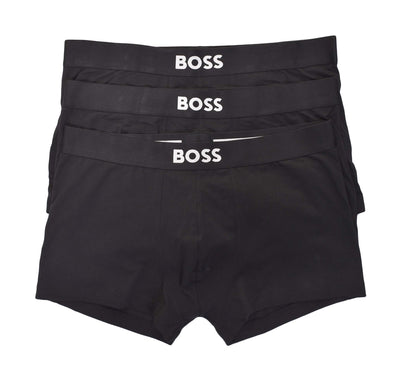 3 Pack Trunk Boxers BOSS One 001 Black