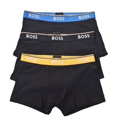 3 Pack Power Trunk Boxers Black Multi