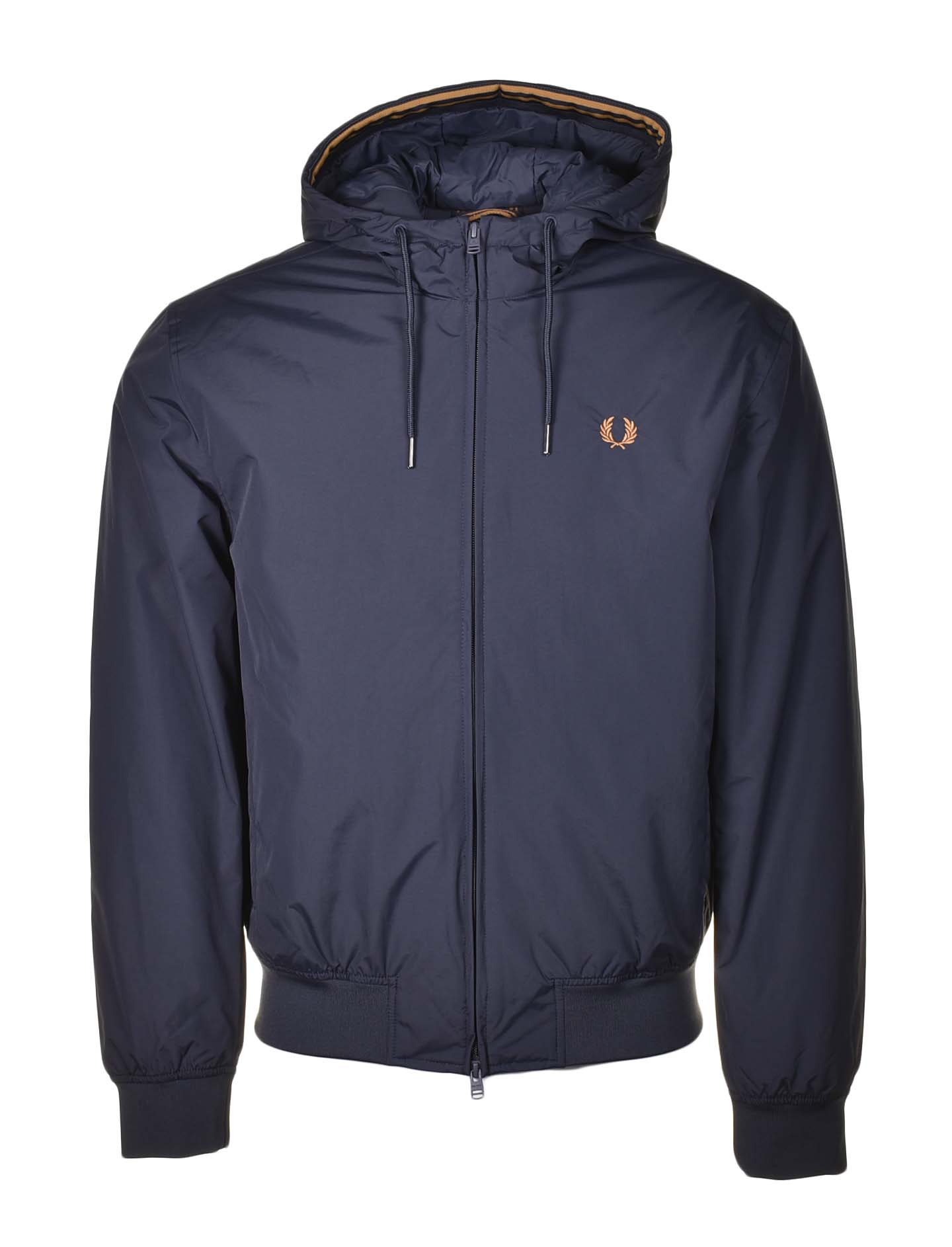 Padded Hooded Brentham Jacket Navy