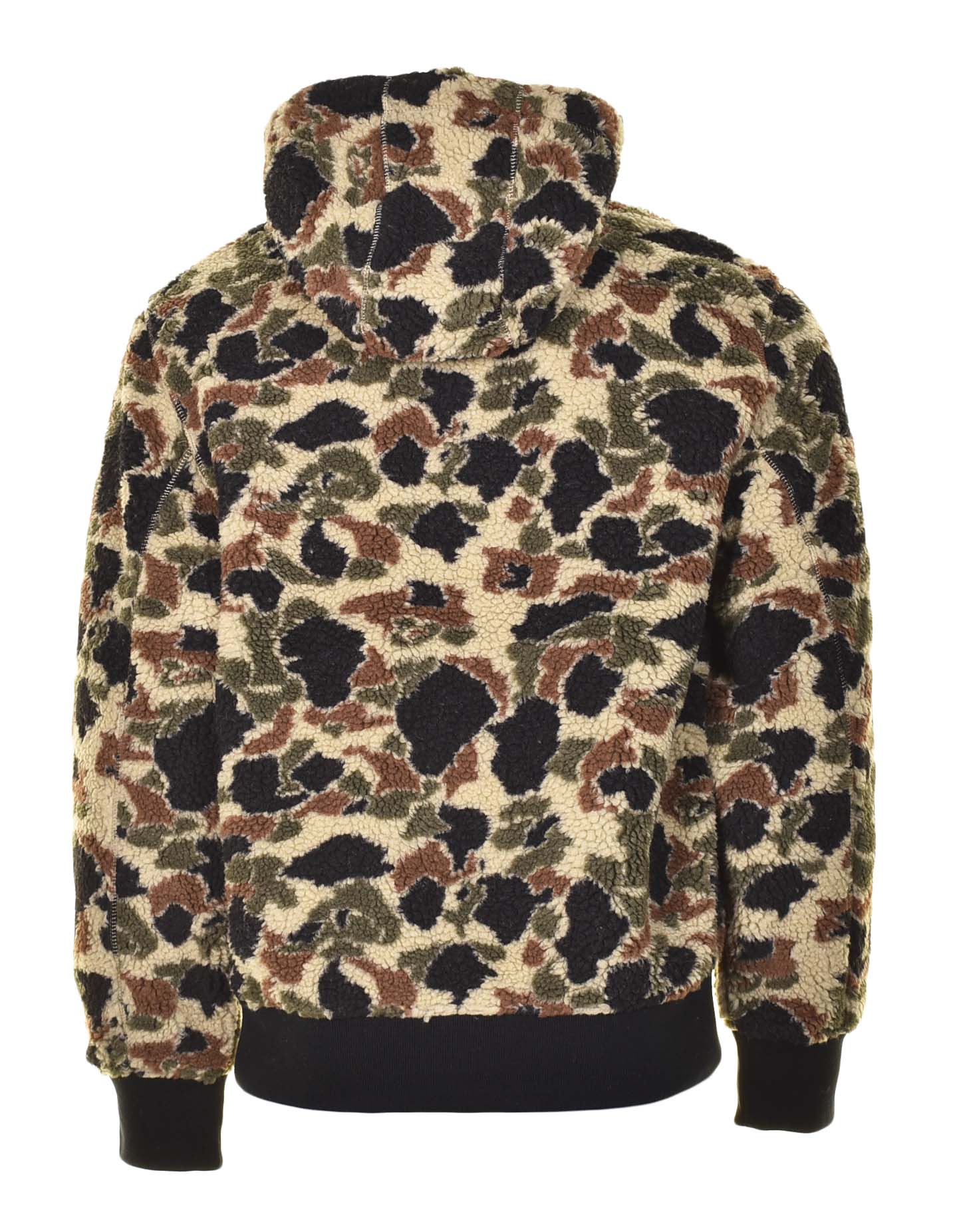 OG Active Liner Hooded Jacket Camo Duck Jacquard Green