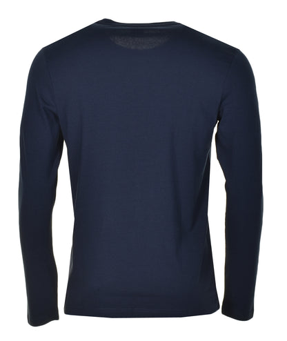 T Chark Long Sleeve T Shirt Dark Blue