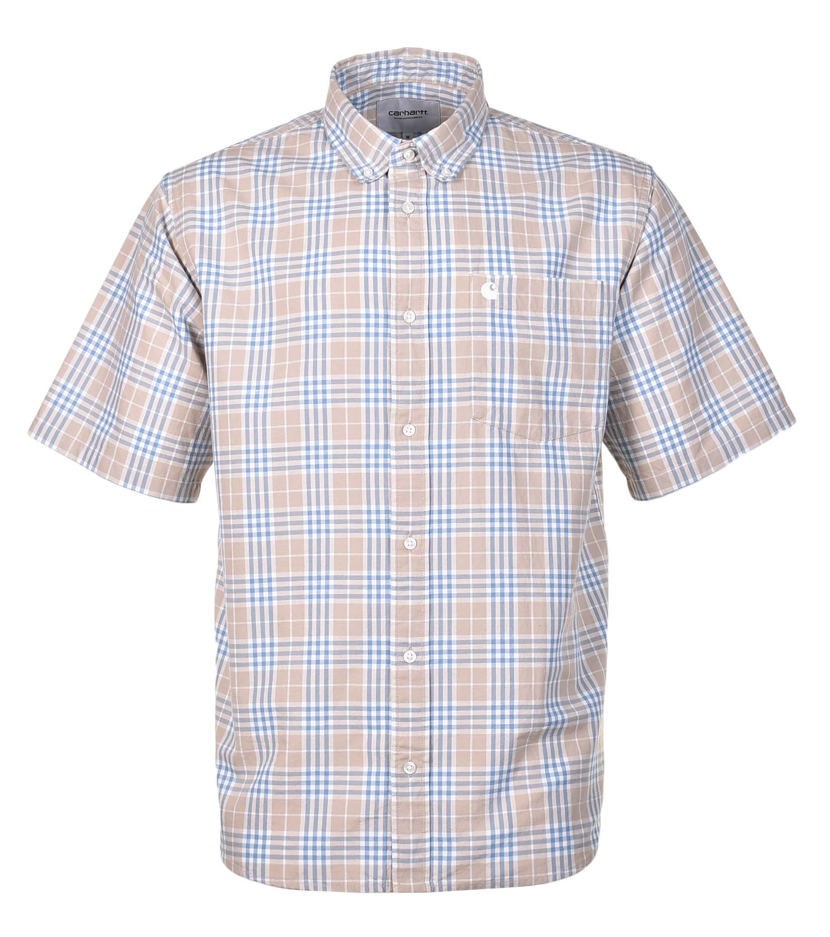 Short Sleeve Niven Check Shirt Wall Wax