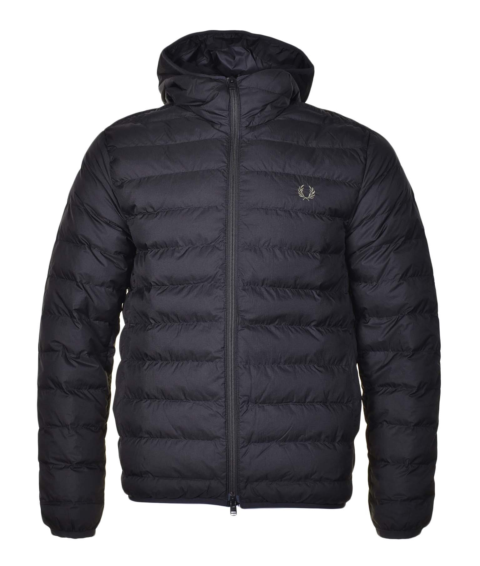 Hooded Insulated Jacket Black