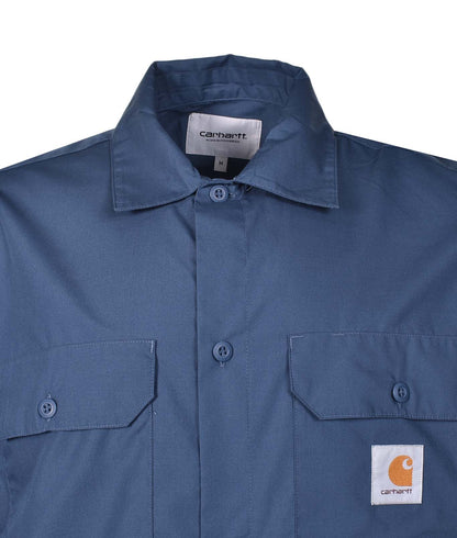 Short Sleeve Craft Shirt Dusky Blue