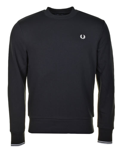 Crew Neck Sweatshirt Black