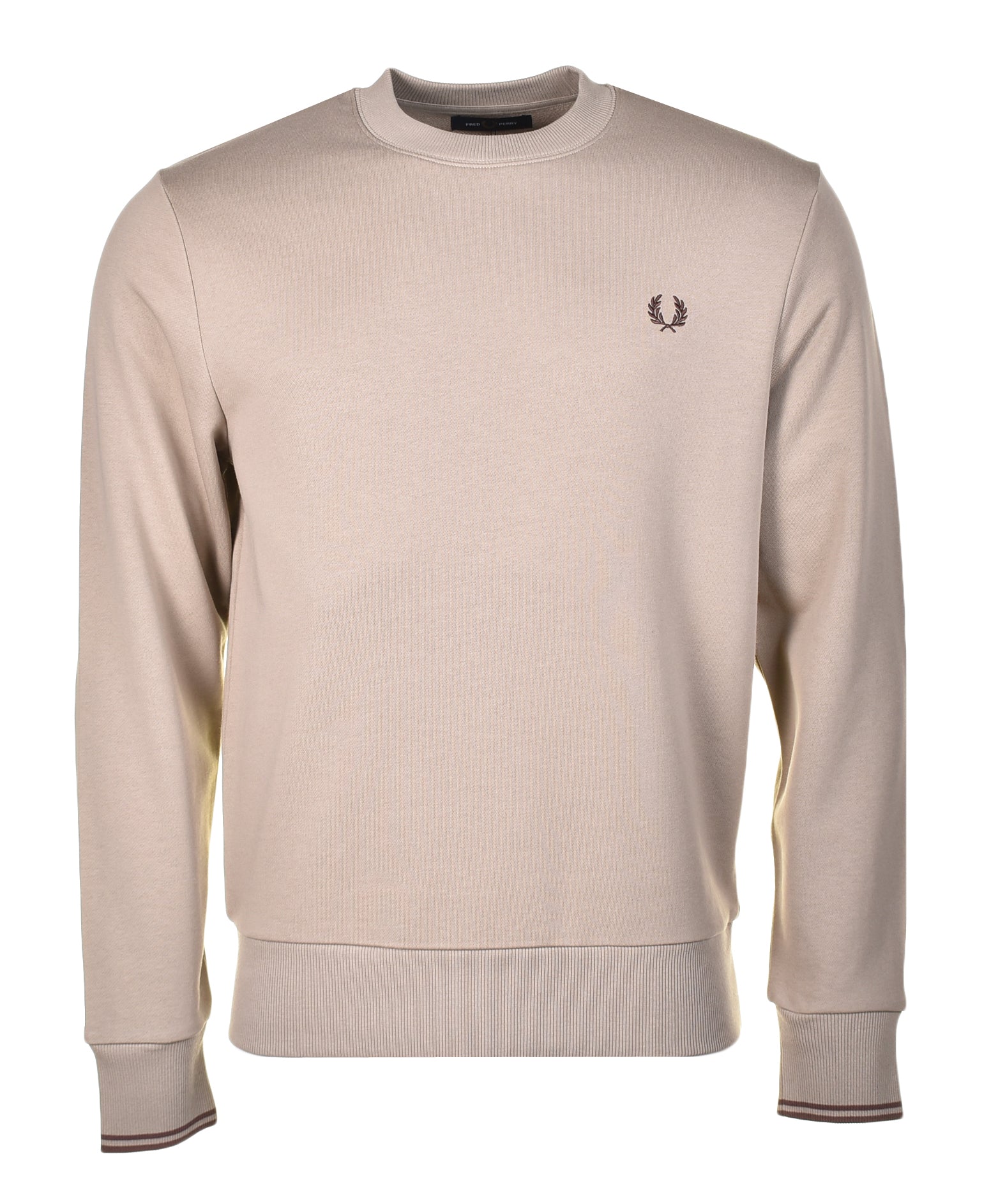 Crew Neck Sweatshirt Warm Grey Brick