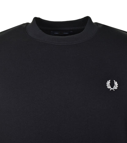 Crew Neck Sweatshirt Black