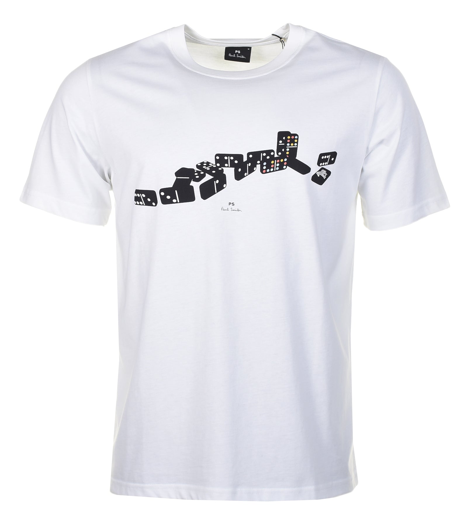 Regular Fit Dominoes T Shirt White