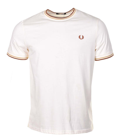 Twin Tipped T Shirt Ecru Honeycomb Marmalade