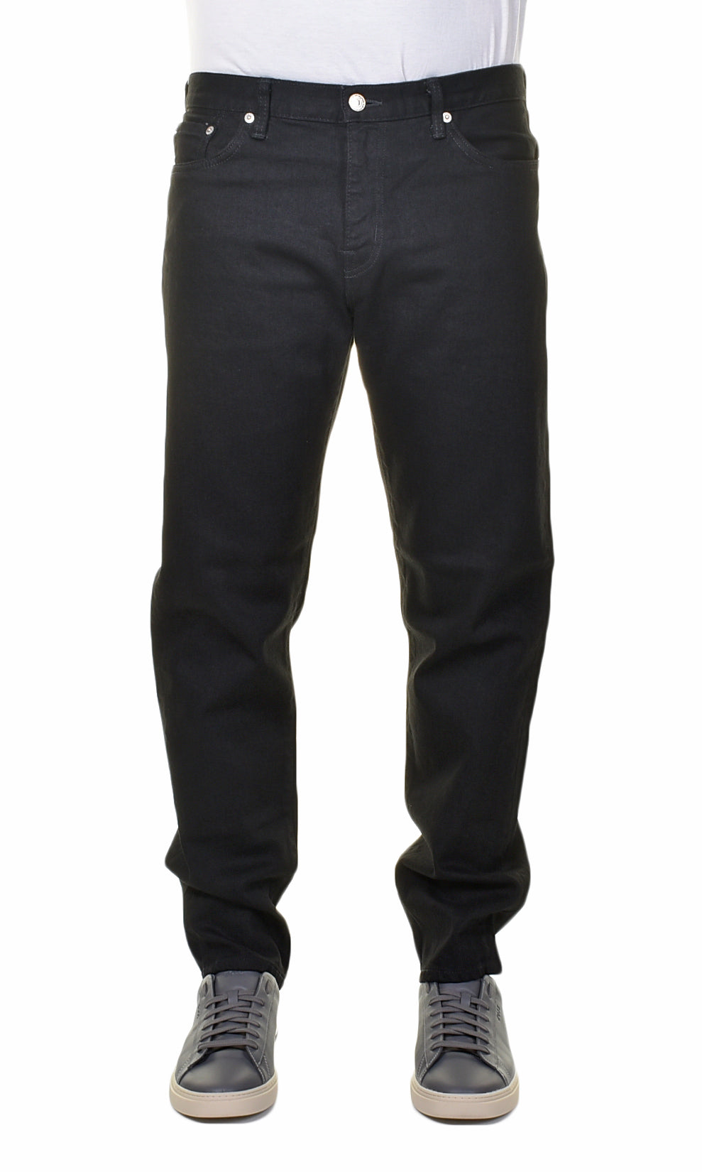 EDWIN Slim Tapered Jeans - Kaihara Black x Black Stretch Denim