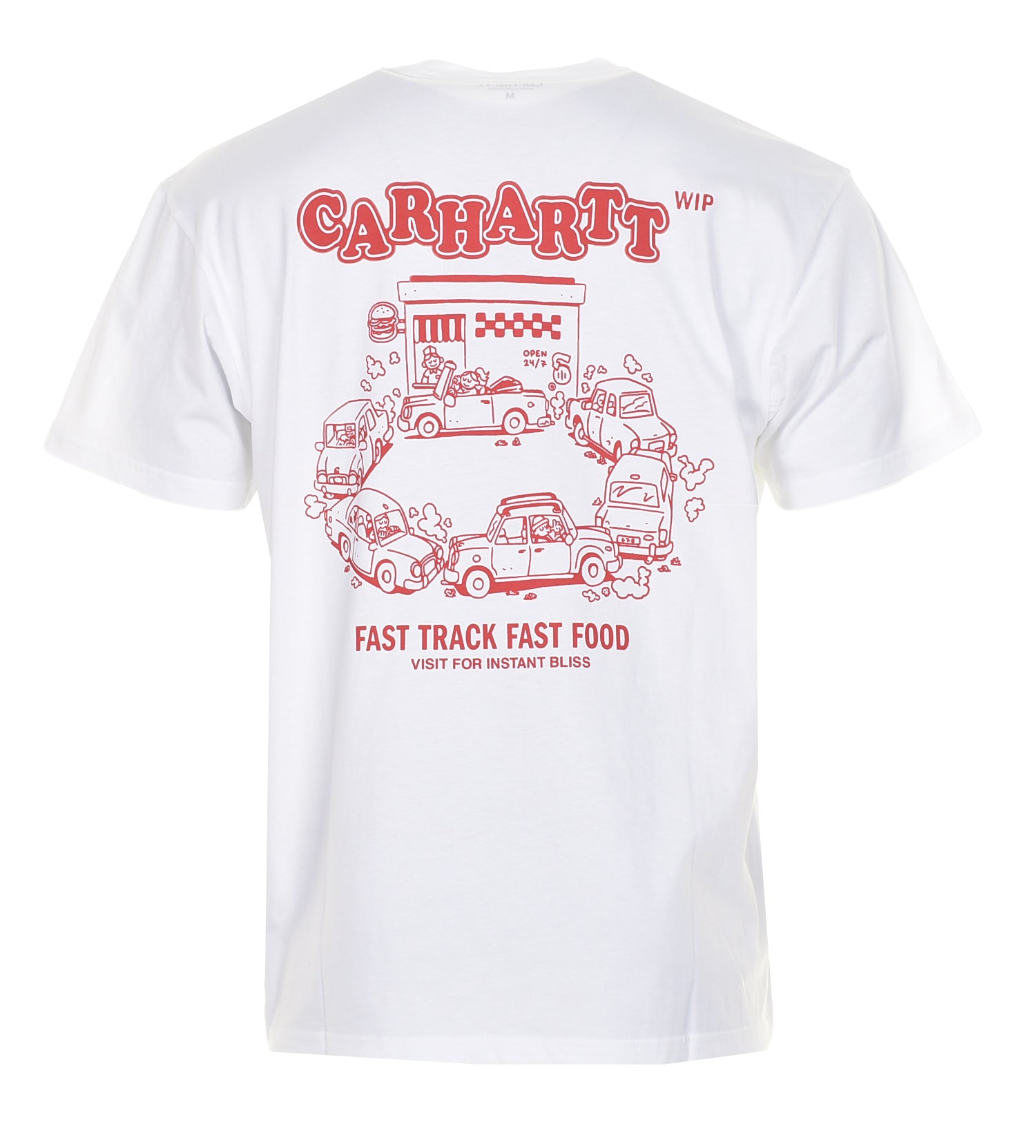 Short Sleeve Fast Food T Shirt White