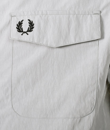 Zip Through Overshirt Limestone