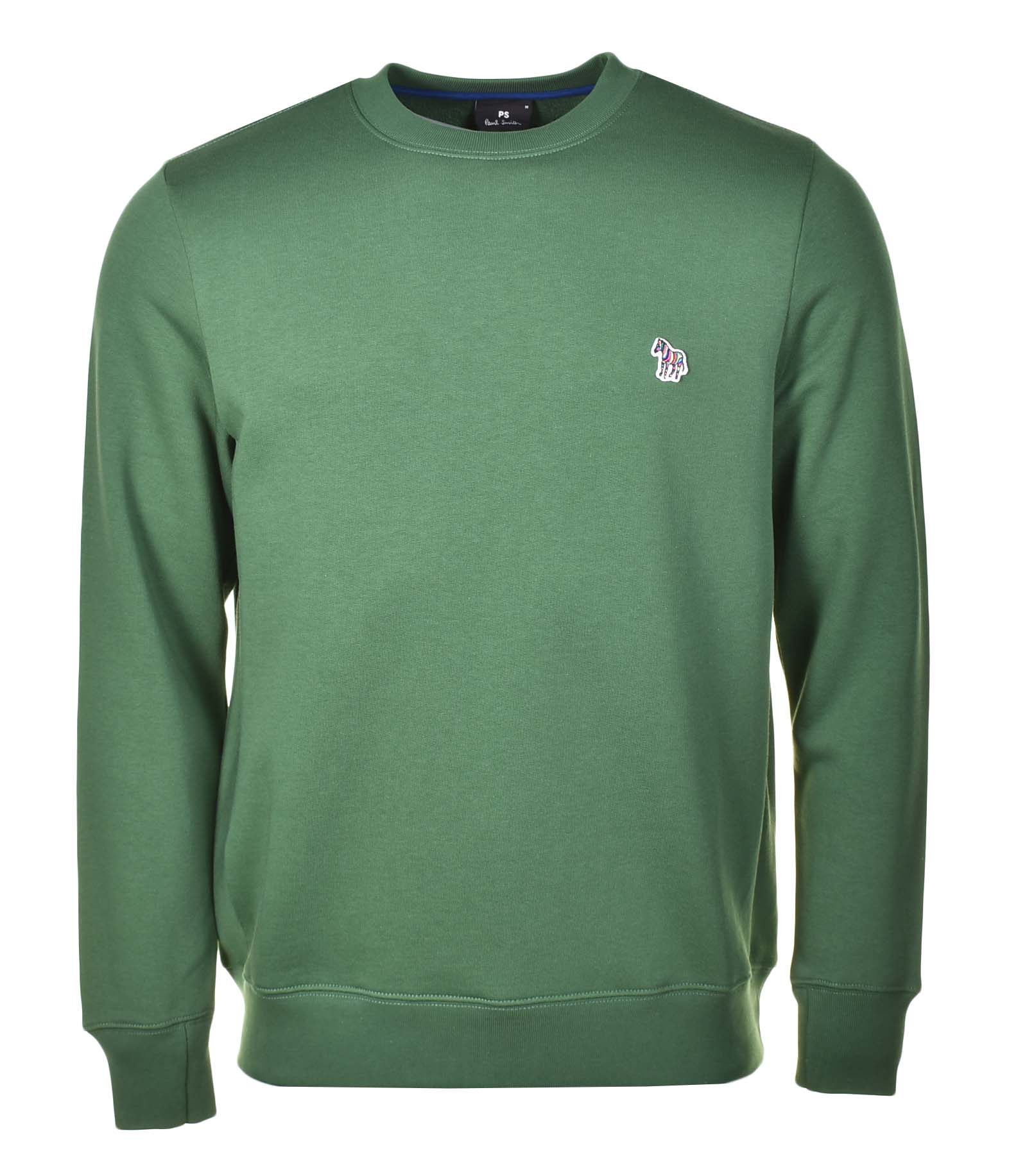 Zebra Crew Sweatshirt Green