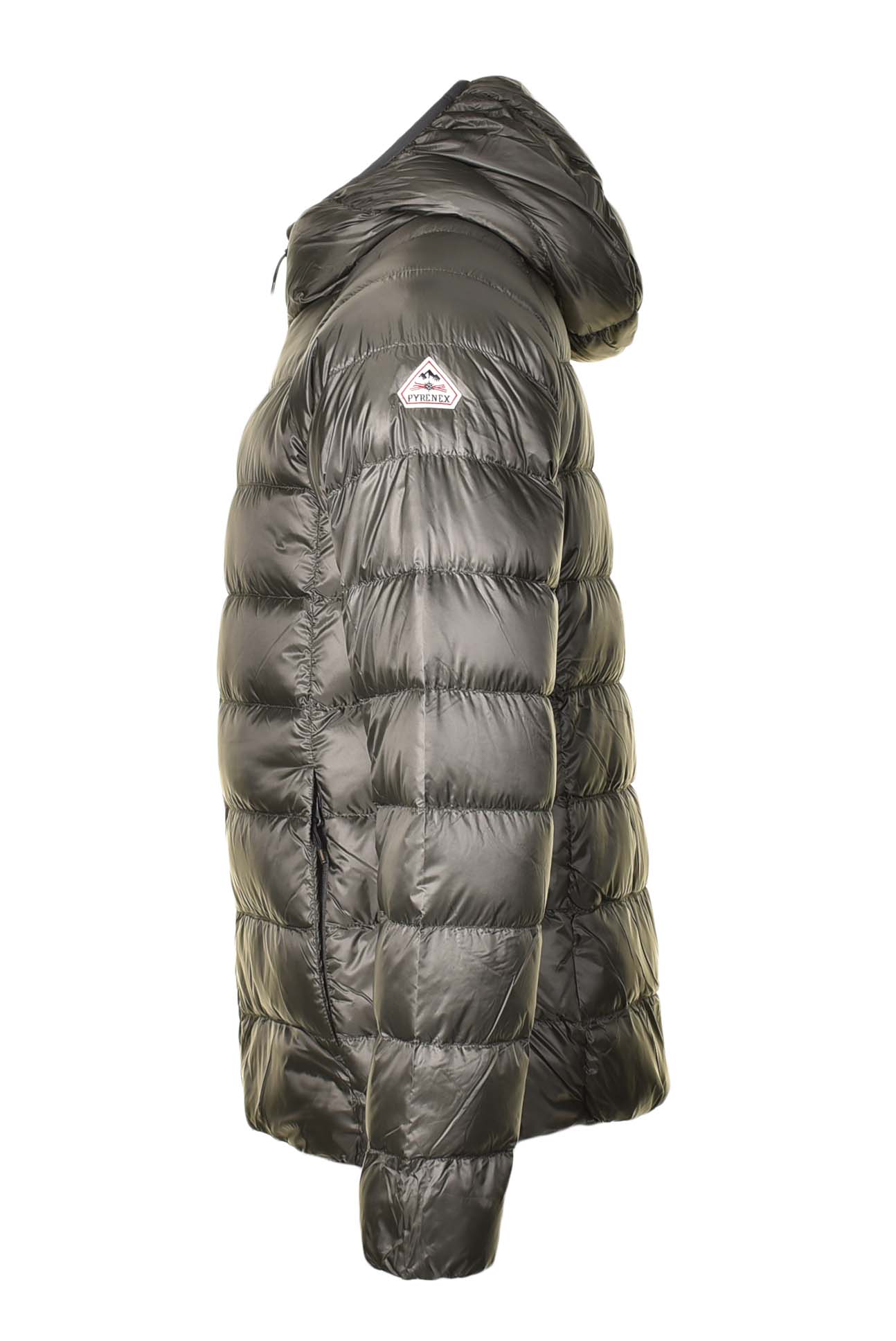 Arial Lightweight Hooded Down Jacket Deep Khaki