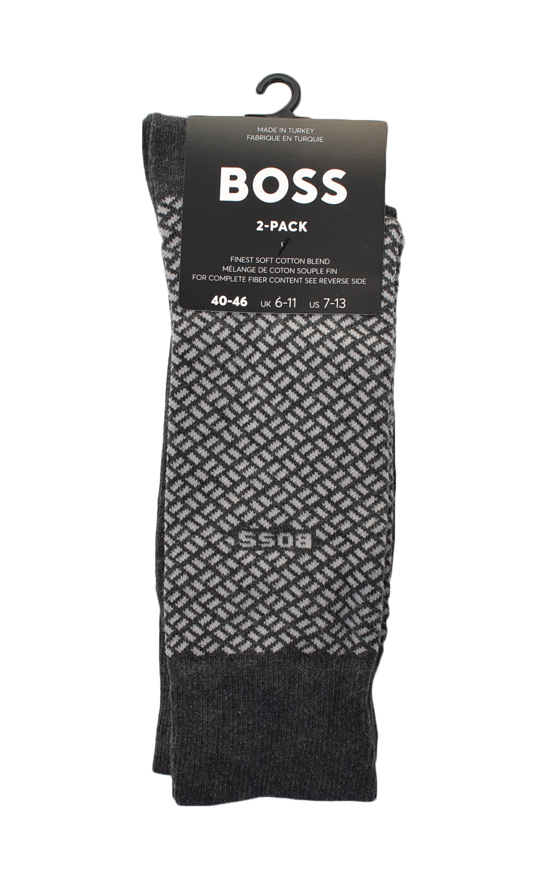 2 Pack Minicube Socks Charcoal