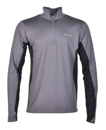 Long Sleeve Three Pitch Tech Knit 1/4 Zip City Grey