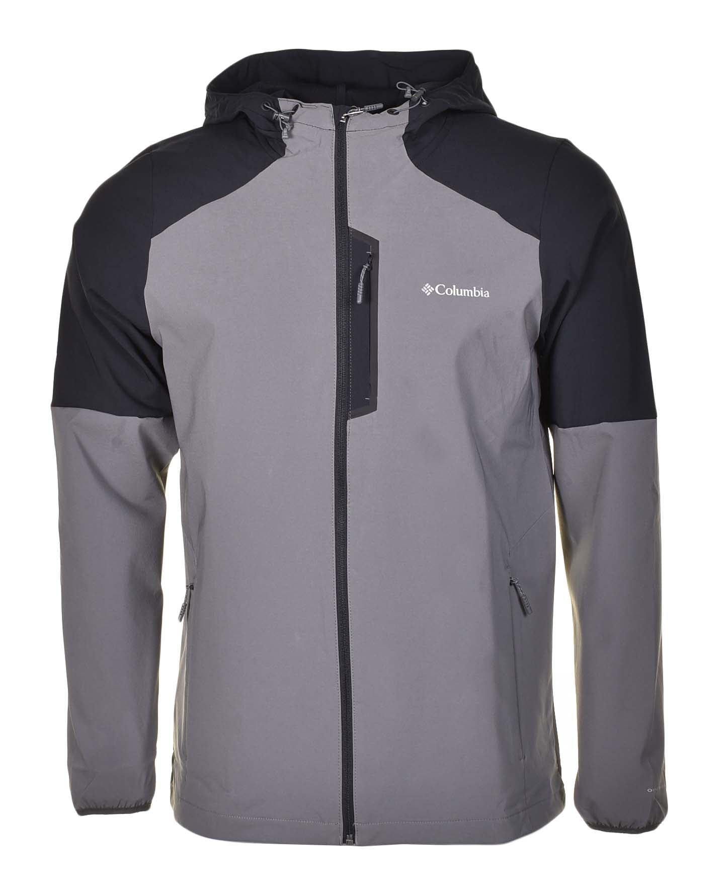 Tech Softshell Hoody City Grey Black