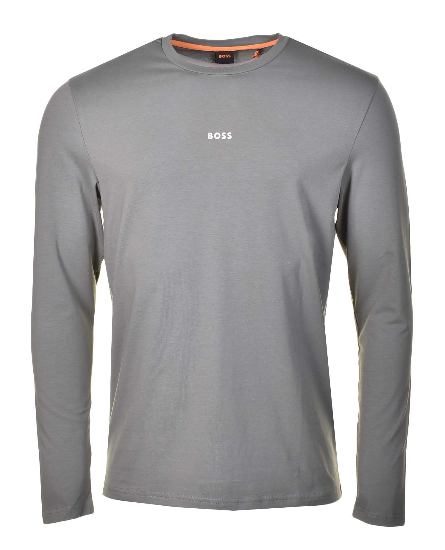 T Chark Long Sleeve T Shirt 076 Open Grey