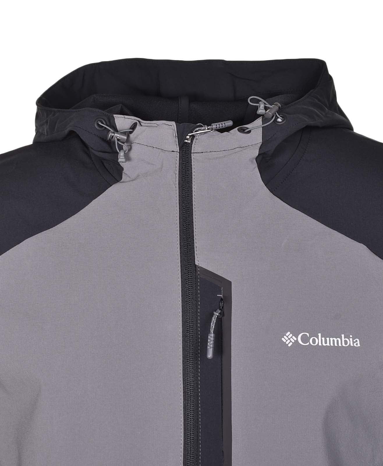 Tech Softshell Hoody City Grey Black