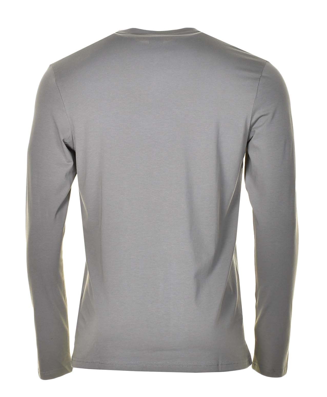 T Chark Long Sleeve T Shirt 076 Open Grey