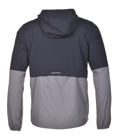 Tech Nylon Hoodie City Grey Black