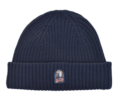 Ribbed Beanie Hat Dark Navy