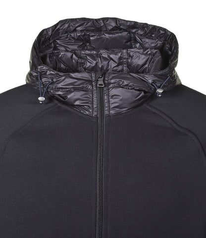 Winter Fleece Hybrid Hoody Black